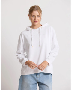 Stella + Gemma Newport Hoodie | White