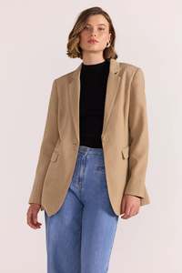 Staple The Label Bromley Blazer | Camel